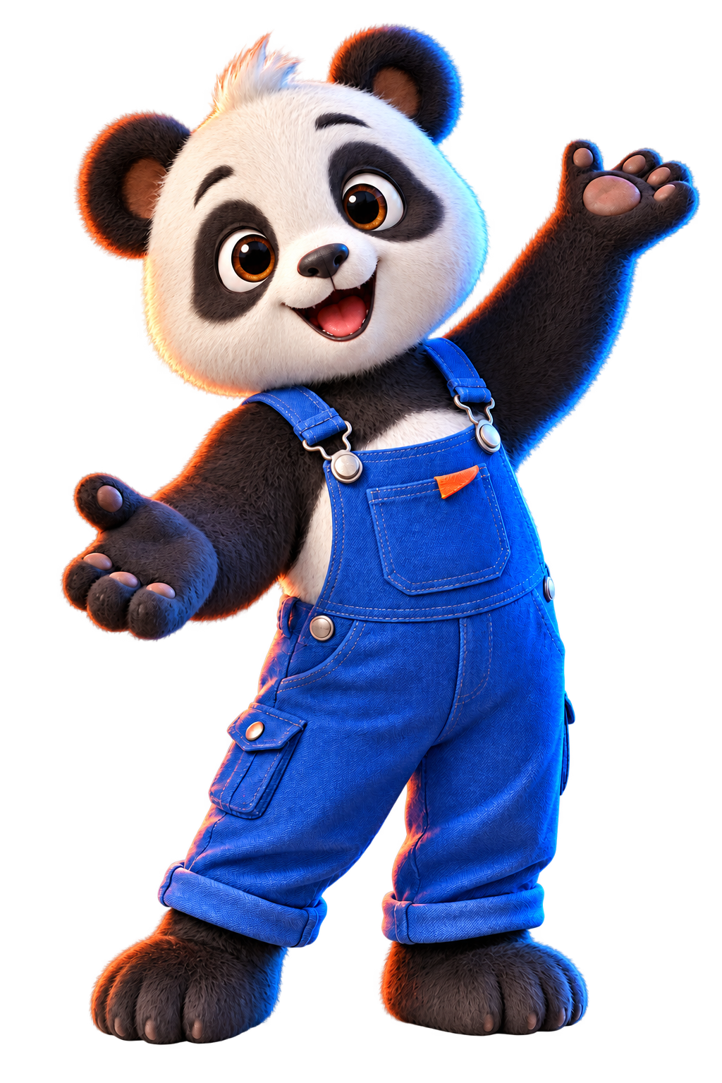MoMo panda waving